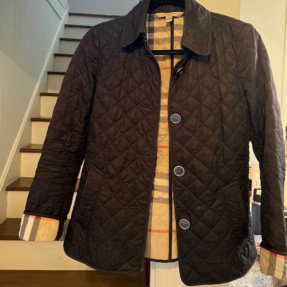 Burberry quilted coat